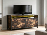 6-Drawer Cabinet with Non-Woven Fabric Drawers and Shelves TV Cabinet with RGB Light Strip US 47450333
