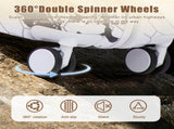 28 Inch PC Spinner Wheel Luggage, Carry on Suitcase, With Printed pattern and Combination Lock W2787P487187