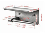 Toilet Paper with Shelf, Fits Mega Rolls, Rustproof Stainless Steel Wall-Mounted Tissue 90879482