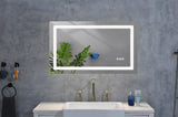 32*24 LED Lighted Bathroom Wall Mounted Mirror with High LumenAnti-Fog Separately ControlDimmer W1272120787