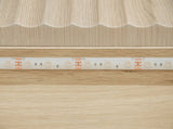 Fluted 6 Drawers Dresser ,Double Dresser Chest of Drawers, 47.24" Modern Chest of Drawers with LED W688P194155
