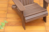 Polystyrene Adirondack Chair - Brown MBM-PKD02-BR
