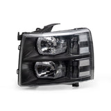 ZNTS Headlights For 2007-2013 Chevy Silverado 1500 2500HD 3500HD Clear Projector 93903062