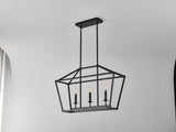 3-Light Farmhouse Kitchen Island Lighting,5 Light Industrial Linear Chandelier for Dining Room Metal W5008P465017