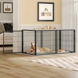 Large Dog Cage 63.7" Dog Kennel for Medium Dogs Puppy Dog Playpen with Top, Pet Cage, Indoor, W1820P242323