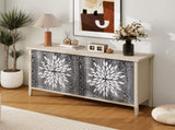 Sideboard Buffet Cabinet, Storage Cabinet with Storage,Modern Storage Cabinet with 4 Doors & W688P232758