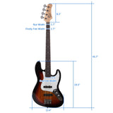 Electric GJazz Bass Guitar Cord Wrench Tool Sunset Color 39215023