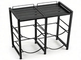 Vertical Stackable Water Jug Stand Holds Four 18.9L 5 Gallons, Multi-Functional Metal Water 32358110