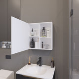 Morenci Medicine Cabinet With Included Mirror And 1 Door, White B128P237176