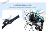 A20261 20 inch Children's Bicycle, Shock Absorbing Front Fork, 21 - Speed, V - brakes, Mountain W2563P295767