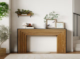 47in Modern Wood Console Table , Entryway Table, Sofa Table - Rustic & Contemporary Design W3123P333722