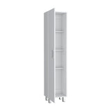 Storage Cabinet Molekeede, Four Shelves, White Finish B092123123