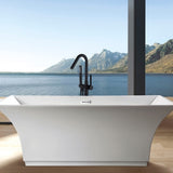 ZNTS Freestanding Bathtub Faucet with Hand Shower W1533124987