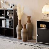 Desktop Vase, Brown Decorative Floor Vase, Classic and Neat Floor Vase, High Independent Flower W2796P261491