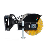 72" Skid Steer Hydraulic Rotary Angle Broom Sweeper W1377109668