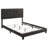Charcoal Tufted Queen Panel Bed B062P153532