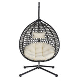 U_STYLE Versatile Hanging Egg Chair for Indoor and Outdoor Use N711P255131A