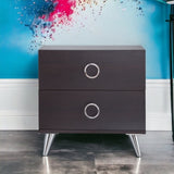 Elms Espresso Finish Accent Table B2726P254142