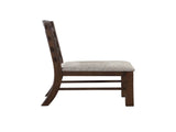 Pascaline Gray Fabric, Rustic Brown & Oak Finish Side Chair B2726P255347