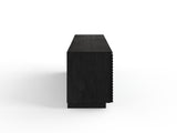 89 inch Fireplace TV Stand for TVs up to 100 inches, Black Finish B108P255364