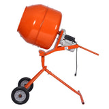 ZNTS 5.0 cu. ft. Portable Concrete Mixer,electric cement mixer ,ETL certificated copper motor W46541344