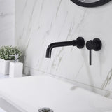 Single Lever Handle Wall Mounted Bathroom Faucet 83554621