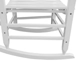wooden porch rocker chair WHITE W49520603
