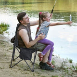 4 Pack Folding Chairs with Carrying Bag, Lawn Chairs Camp Chair Beach Chair Portable Folding 05771234