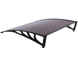 100 x 100 Household Application Door & Window Rain Cover Eaves Canopy Brown & 33684066