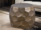 ET101 Modern Contemporary Aluminum material 21" Height End Table, Side Table with Glossy B009P295929