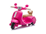 12V Kids Ride On Electric Scooter w/Bright Headlights&ColorChasing LED Light Strips,Easy FootPedal W1578P536313