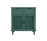 2 Door 2 Drawer Cabinet, American Furniture, Suitable for Bedroom, Living Room, Study W688P179038