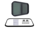 24" W x 15" H RV Camper Horizontal Window fit RV/Camper/Trailer/Cargo/Food Truck 04000683