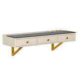 Self-pickup is not supported.47" Floating Shelf with Drawer, Multi-Purpose Wall-Mounted Vanity 59433354