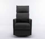 038-Cotton Linen Fabric Swivel Rocking Chair Glider Rocker Recliner Nursery Chair With Adjustable W527134471