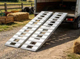 6000 Lbs Loading Ramps 2 Pcs, 72x15 Inch Heavy-Duty Trailer Ramp Set with Anti-Slip Plates, for 91440557