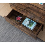 5 Drawer Bedroom Chest Dresser, Distressed Wood Cabinet B107131019