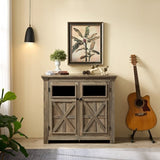 2 Doors Large Buffet Sideboard, Bar Wine for Entryway Living Room Buffet W2275P149111