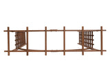 Beautiful And Practical Garden Arch Dark Brown 64813240