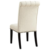 Beige Tufted Side Chairs B062P145442