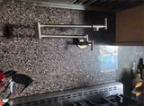Pot Filler Faucet Wall Mount,Brushed Nickel Finish and Dual Swing Joints DesignUnable ship 37240296