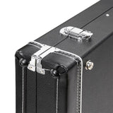 ZNTS High Grade Electric Guitar Square Hard Case Flat Black 80210597