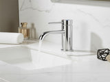 Single Handle Bathroom Faucet Lavatory Faucet Stainless Steel Single Hole-T10, ChromeUnable ship on 11284996