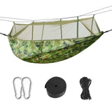 ZNTS Camping Hammock, Portable Double Hammock with Net,600lbs Load 2 Persons Hammock w/Mosquito Net 91359901