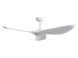 52 Inch Indoor Ceiling Fan With 6 Speed Remote 3 ABS Blade Reversible DC Motor White For Living Room W934P200077