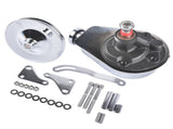 Power Steering Pump and 1 Groove Keyway Pulley with Bracket Kit Fit for Small Block Chevy 265 283 83176925