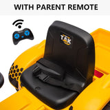 ZNTS 12V Kids Ride on Tractor Electric Excavator Battery Powered Motorized Car for Kids Ages 3-6, with , W1811P154759