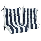 2 Pcs Set High Back Patio Chair Cushions, Tufted Rocking Chair Cushions, Adirondack Cushions for W419P271777
