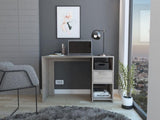 Omma Computer Desk, One Drawer, Two Shelves B070P188826