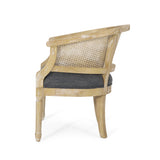 Accent Chair Rubber Wood Charcoal N779P233048C
